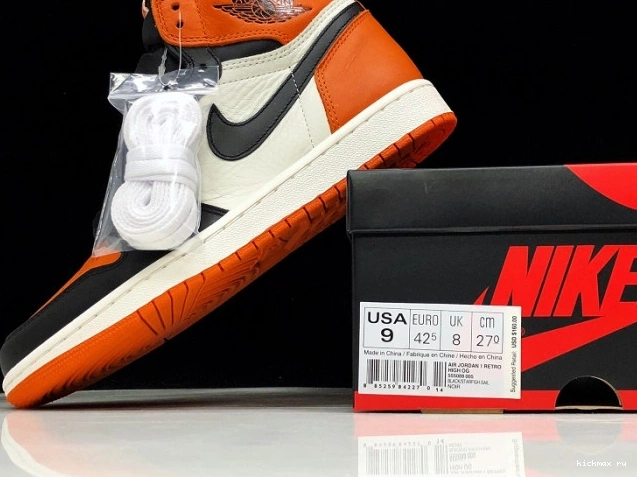 Rep MAX Backboard555088-005 Jordan 1 Air OG Retro Shattered High 0731